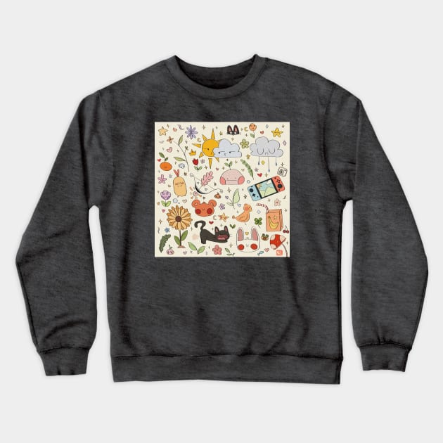 Clutter Crewneck Sweatshirt by Nasus